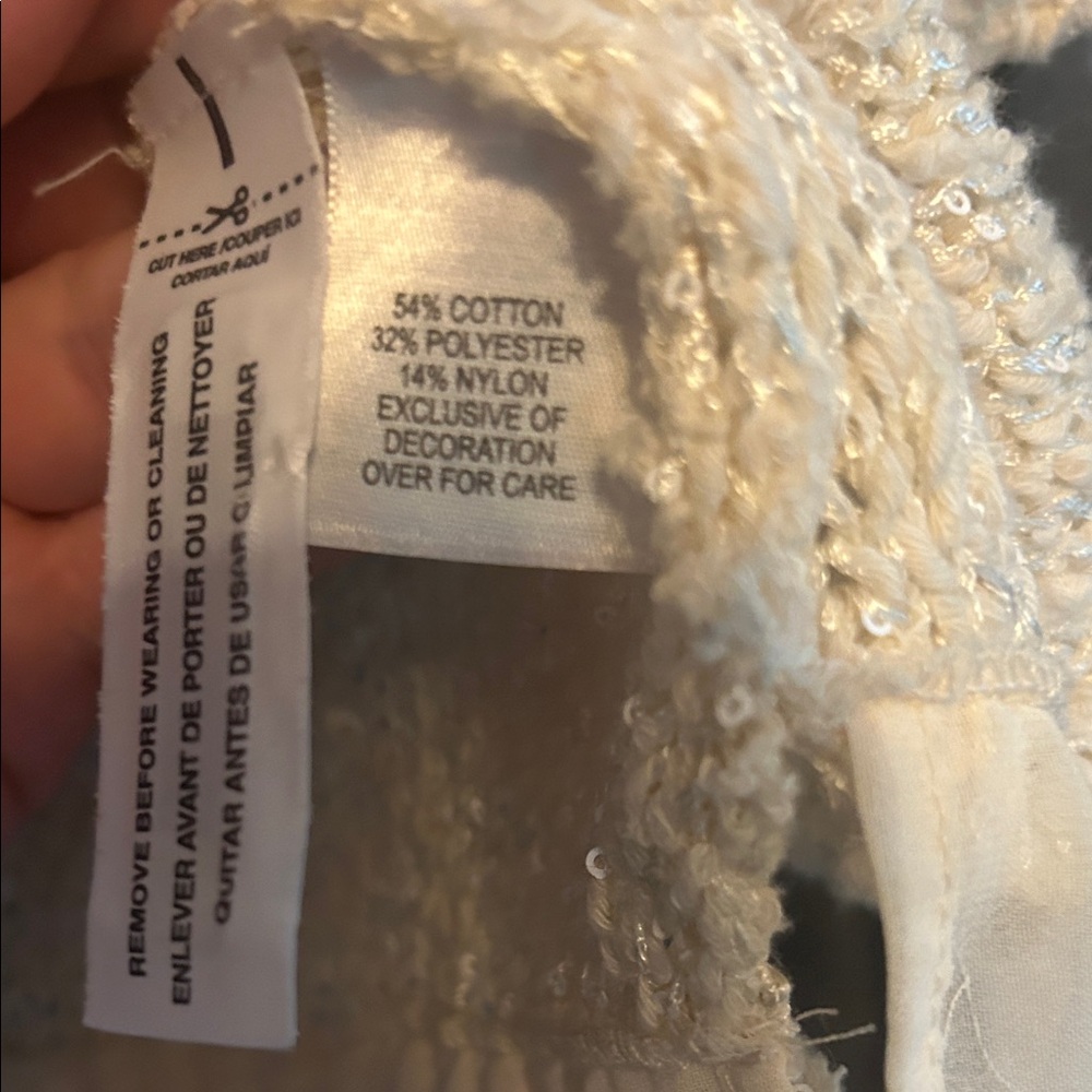 Relativity Cream Textured Knit Top - Picture 3 of 5